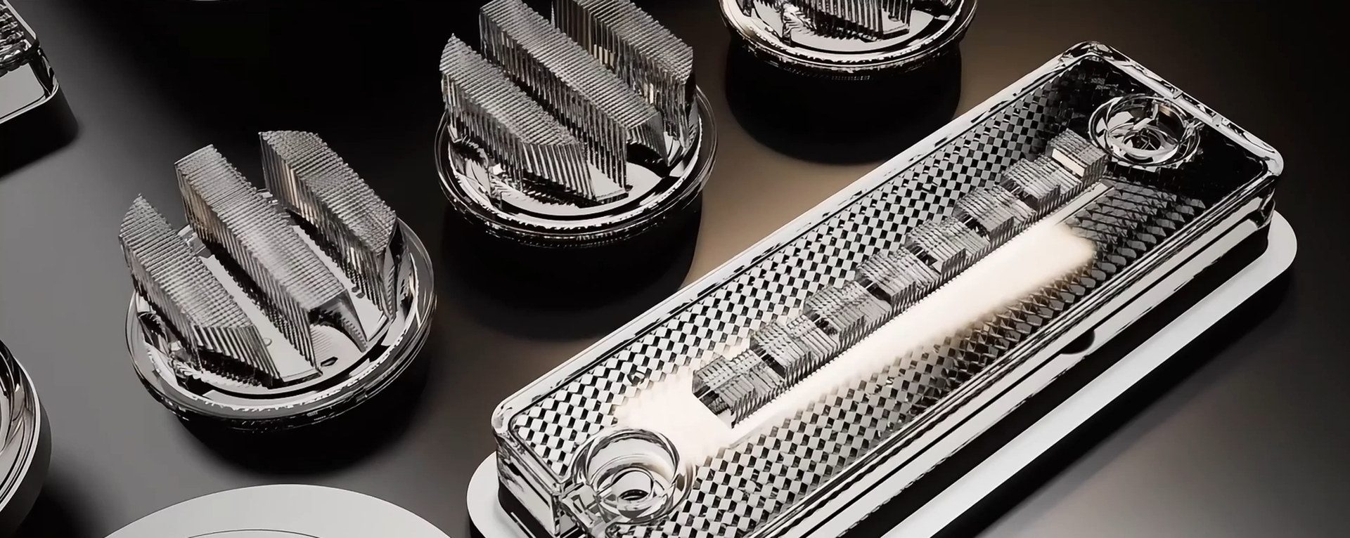 卡車燈具模組 3D 渲染